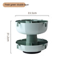 Rotating Hot Pot Drain Basket Household Compartment