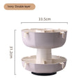 Rotating Hot Pot Drain Basket Household Compartment